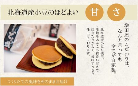 どら焼き3種セット 合計8個入り【増田屋】