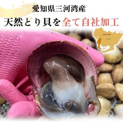 ふるさと納税 南知多町 純国産【見た目訳あり】 トリ貝 刺身 (大9枚入り) 5セット 貝専門店 岬だより |  | 02