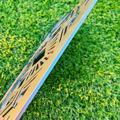 ふるさと納税 岡崎市 oka-d-artの黒皮鉄板 フラット バーナー五徳鉄板 アウトドア鉄板 ソロ鉄板 デザイン1 |  | 03