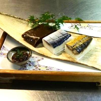 ふるさと納税 本巣市 鯖寿司(〆鯖・焼鯖)+鮒味噌　3点セット