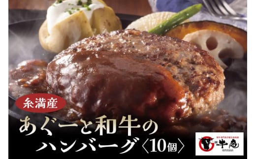和牛 × アグー豚 入り ハンバーグ 10個 入り 真空パック 沖縄県産 牛肉 豚肉 あぐー豚 幻の豚 冷凍 小分け 120g ×10個 1kg 以上 計 1.2kg 大容量 牛肉ハンバーグ 豚肉ハンバーグ 大きめ 合挽き 肉 加工食品 鉄板焼き 簡単調理 子供 お肉 専門店 牛庵 沖縄 10000円 沖縄県 糸満市