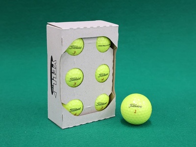 【ご注文から６ヶ月以内の発送】最高級・高品質ロストボール　6個×2　【タイトリスト　PRO V1X カラー】ゴルフボール