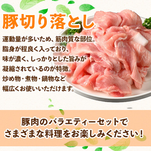 豚バラエティーセット(計3.3kg) 鹿児島県産 冷凍 豚肉【ハピネス】A736