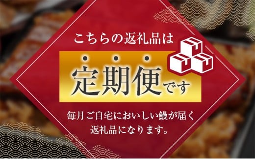 ＜12回定期便＞国産 うなぎ 白焼 有頭 1尾（181～215g）×12か月 計2.1kg以上 たれ付き 宮崎県産 鰻 中村商店