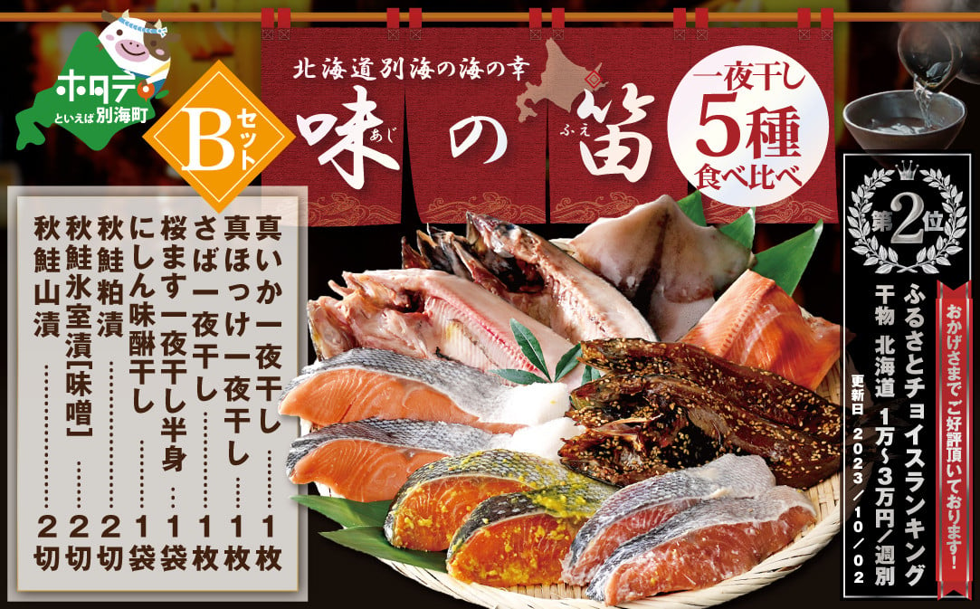 
            ランキング第2位獲得！北海道産 干物 セット 別海自社工場特製 味の笛 Bセット 【YI0000002】（ ふるさと納税 干物 北海道  ひもの 干物セット ひものセット 送料無料 ふるさとチョイス ふるさと納税 仕組み キャンペーン 限度額 計算 ランキング やり方 シミュレーション チョイス チョイスマイル ）
          