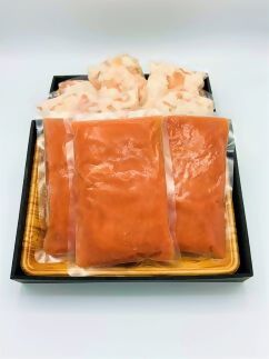 大容量！博多明太もつ鍋セット10人前セット【明太子100g×3個付き】[F0093]