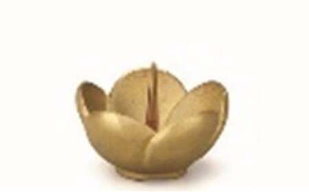 【高岡銅器】うめ燭台 金 民芸品 工芸品 伝統技術 装飾品 インテリア  FAD-0690