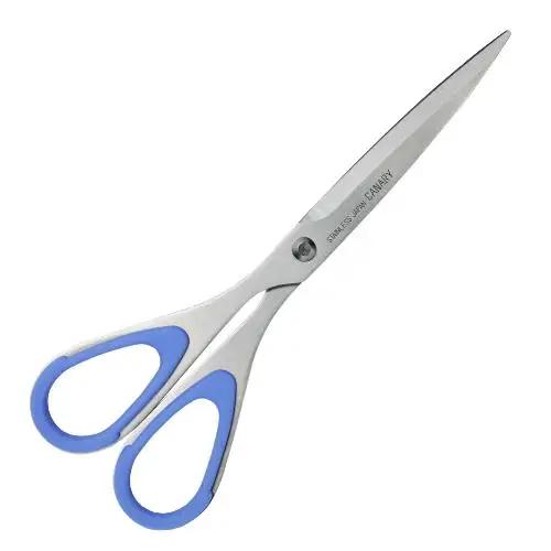 左利き用事務用ハサミ （ESR-175L） ～工作 文具 左手用はさみ 切れ味 文房具 ハンドル 取り外し シンプル 剣先 リサイクル オールステンレス 食品工場で多く使用実績あり 関市 岐阜県 長谷