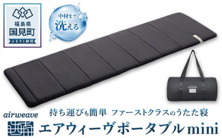 【ふるなびWEEK対象】エアウィーヴ ポータブルmini ｴｱｳｨｰｳﾞ