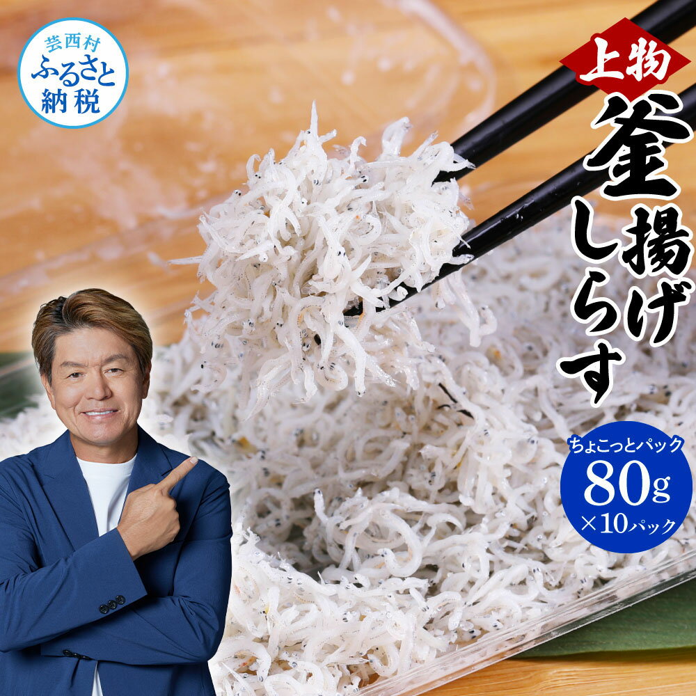 【ふるさと納税】しらす 800g 釜揚げシラス 80g×10個 高知県産 釜揚げしらす 個包装 パック 小分け ご飯のお供 ごはんのお供 シラス しらす 国産 釜揚げ 新鮮 しらす丼 冷凍配送 おにぎり おつまみ 減塩 塩分 控えめ おかず しらすピザ 上物 便利 返礼品 11000円 じゃこ