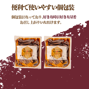 近江牛 煮込み ハンバーグ 2個 【近江牛 国産 豚 合い挽き】