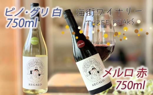 【スピード発送】 メルロ ピノグリ 2本セット 750ml ワイン 日本ワイン 酒 お酒 アルコール 辛口 赤 白 果実酒 ぶどう 晩酌 飲料 飲み物 夕飯 土産 お土産 手土産 イベント プレゼント ギフト 贈答品 お中元 お歳暮 誕生日  ホワイトデー クリスマス 内祝い 父の日 母の日 敬老の日 国産 大船渡市 三陸 岩手県