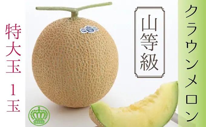 メロン クラウンメロン 山等級 特大玉 1玉 メロン