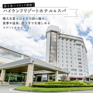 【ハイランドリゾートホテル＆スパ】エグゼクティブフロア宿泊　ロイヤルスイート宿泊(2名様1室朝食付) ホテル宿泊券 観光宿泊券 旅行宿泊券 朝食付き宿泊券 ペア宿泊券 平日限定宿泊券 ホテル宿泊券 ト