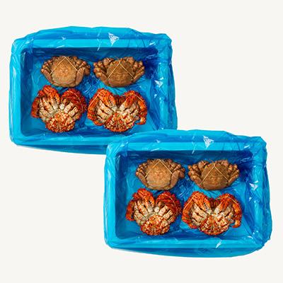 ふるさと納税 根室市 花咲がに4尾、毛がに4尾セット D-54006 |  | 03