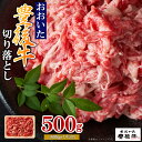 【ふるさと納税】豊後牛 切り落とし 500g 牛肉 肉 お肉 肩 バラ ギフト プレゼント 贈答 化粧箱入り 国産 九州産 大分県産 D3