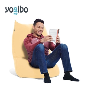 Yogibo Lite クリームホワイト ヨギボー ヨギボーライト ビーズクッション クッション ビーズ 家具 ソファ ビーズチェア 持ち運び 持ち運びソファー 大阪 大阪府 岸和田市
