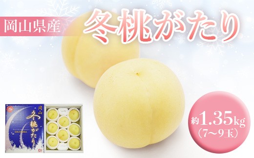 岡山冬桃がたり 約1.35kg（7～9玉）