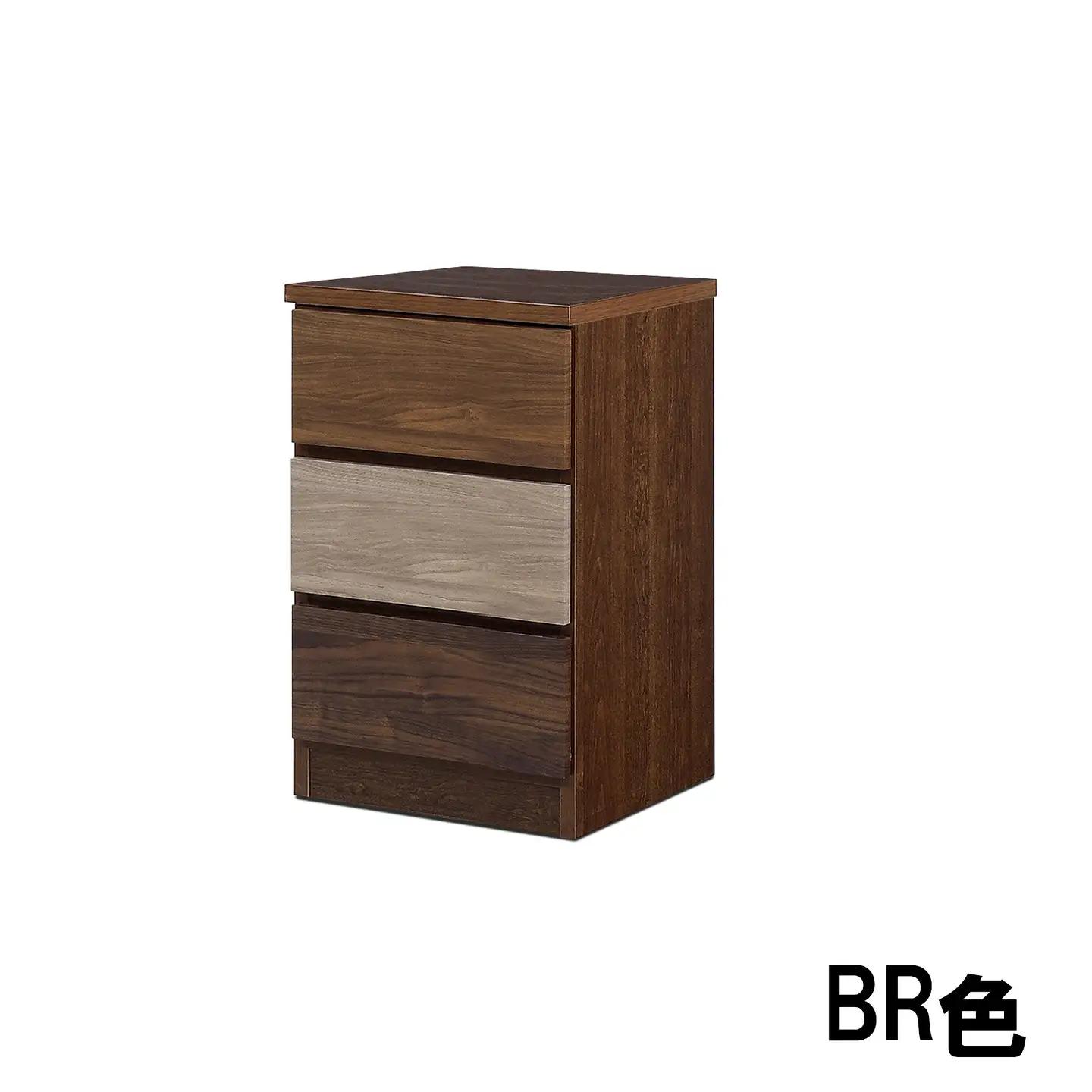 スリムチェスト ワルツ 幅40-3段 隙間収納【諸富家具】：B660-003