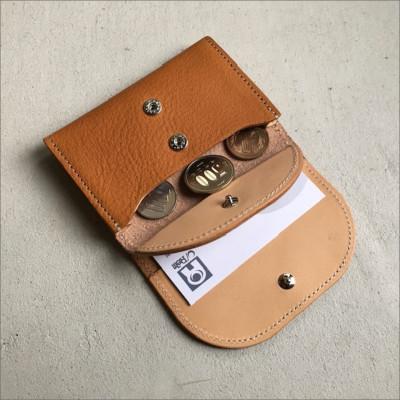 ふるさと納税 京丹後市 本革 【カードケース】 牛革 キャメル 栃木レザー使用 70mm×105mm コインポケット付き |  | 03