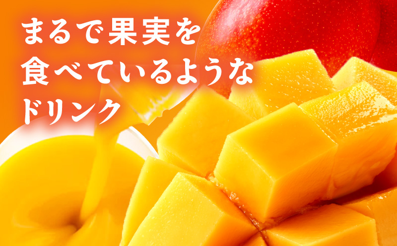 あふれる果実感！ハーフボトル マンゴードリンク 20本セット(300ml×20本)_K021-027