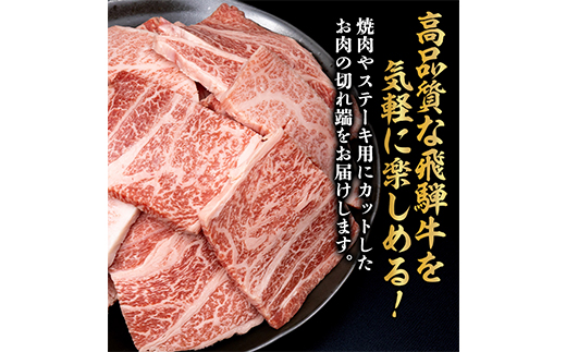 【訳あり】飛騨牛 焼肉　切り落とし 500g【配送不可地域：離島】