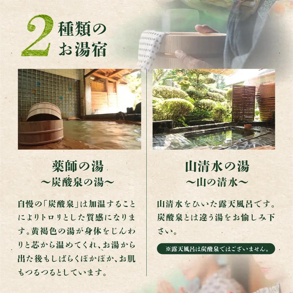湯屋温泉【ニコニコ荘】宿泊補助券（15,000円分）【a027-5】