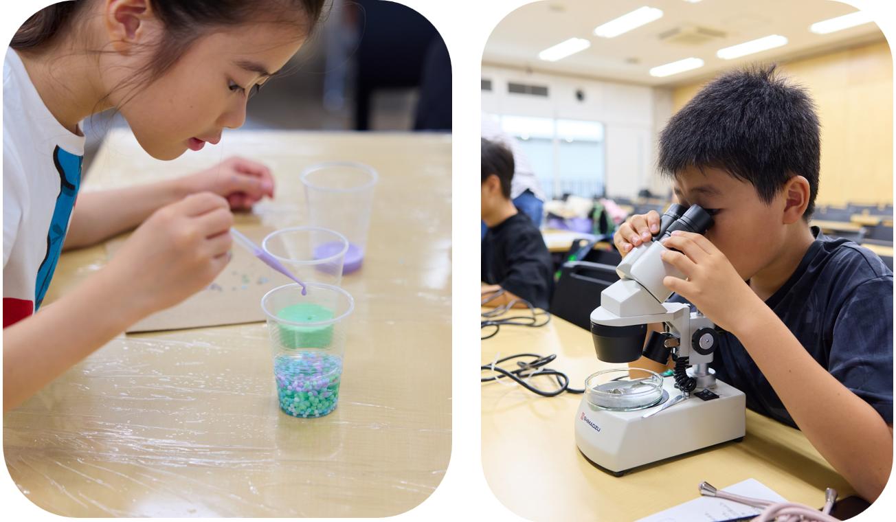科学体験教室の様子