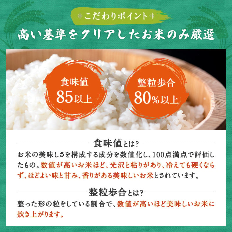 【定期便】令和6年産 新米 精米 ブランド米「いざ初陣」15kg（1kg×15個を3カ月）食味値85以上 整粒歩合80%以上