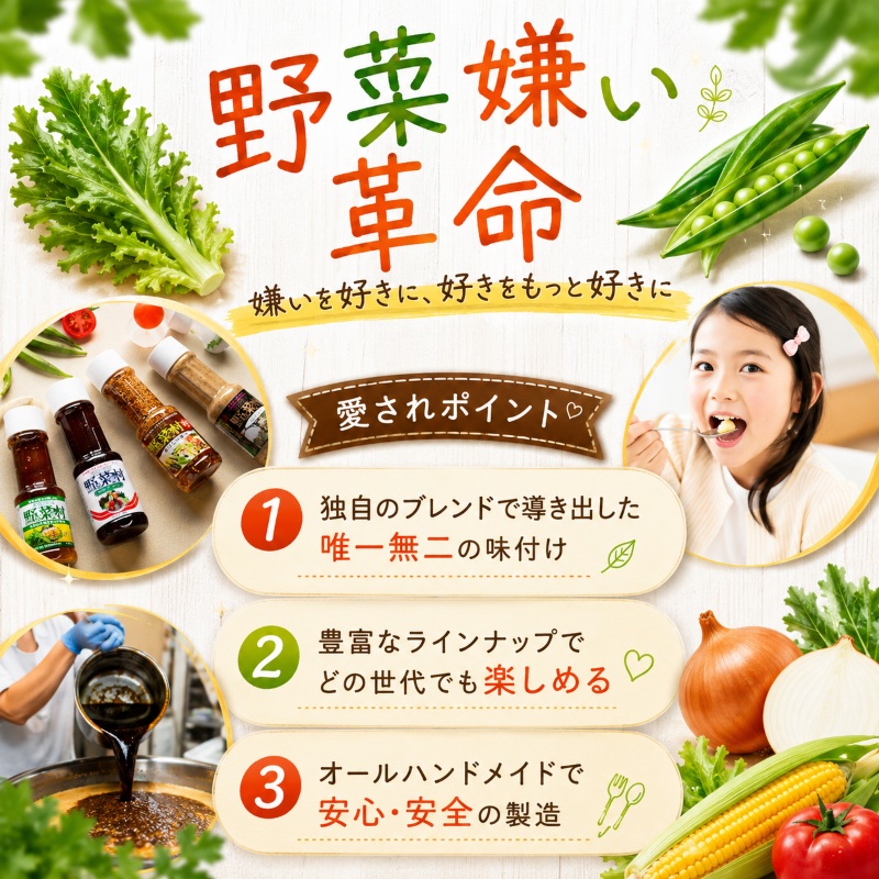 【1977年創業】野菜村ドレッシング　和風スパイス300ml　11本セット 調味料 
