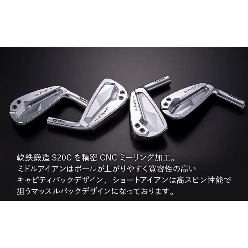 ゴルフクラブ ムジーク アイアン オンザスクリュー コンポアイアン 日本シャフト１１５ ７本組 ゴルフ ゴルフ用品 クラブ スポーツ スポーツ用品  千葉市 千葉県