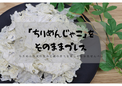 (10039)お魚せんべい ちりめん カルシウム 10袋セット 長門市