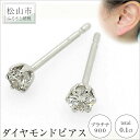 【ふるさと納税】プラチナ900ダイヤモンドピアス （トータル0.1ct） | 大人 おしゃれ アクセサリー プレゼント ギフト ダイヤモンド ダイヤ プラチナ プラチナダイヤモンドピアス ジュエリー 一粒ダイヤ プラチナピアス レディース 楽天ふるさと 納税 愛媛県 愛媛 松山市