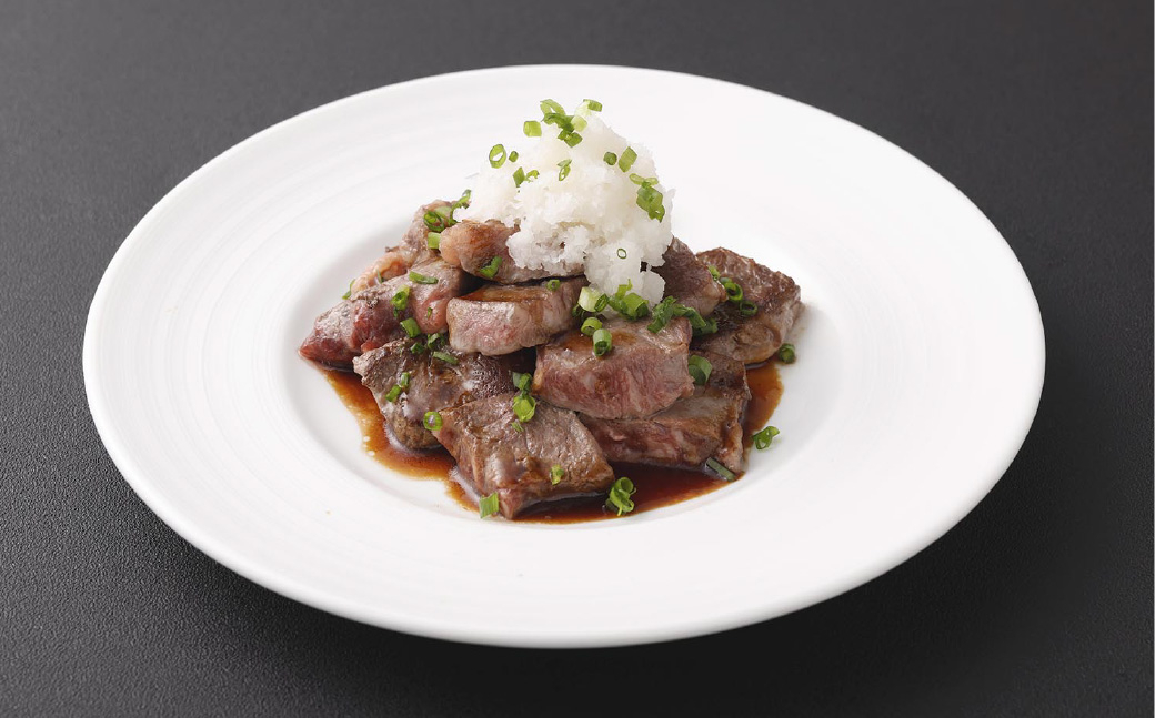 【3ヶ月毎3回定期便】 くまもとあか牛 サイコロステーキ 計約1.2kg（約400g✕3回） 牛肉 お肉 和牛