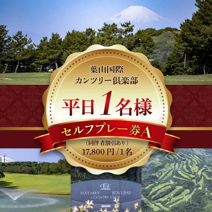 ゴルフセルフプレー券A 平日1名様(同伴者割引あり) ゴルフ  [ASAR003]