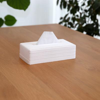 ふるさと納税 奥州市 心地よい暮らしをつくる ティッシュケース ホワイト バンドシー [AR082] |  | 01