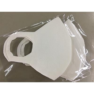ふるさと納税 泉大津市 大津毛織　夏マスク　Mサイズ　2枚組　保冷剤装着できる洗って使える和紙3D立体構造 |  | 02