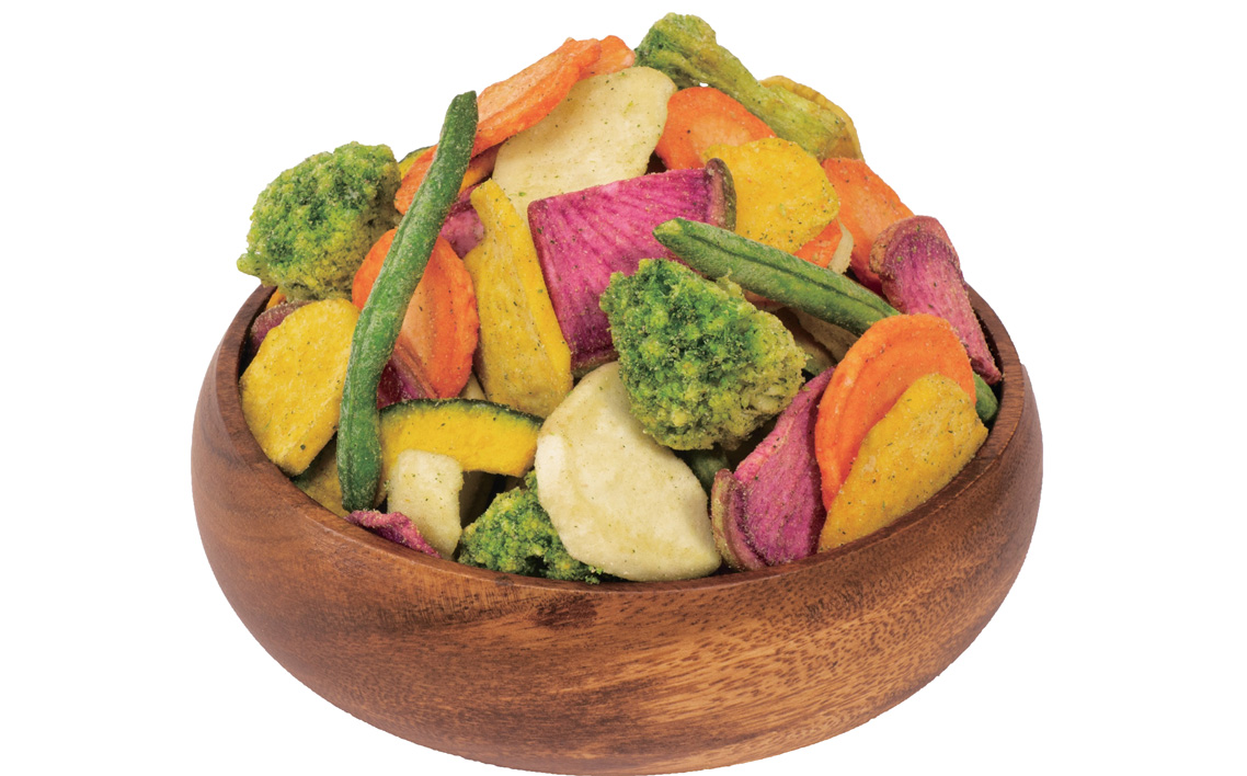 薫るバジルの贅沢チップス　7種の野菜5袋セット No.389