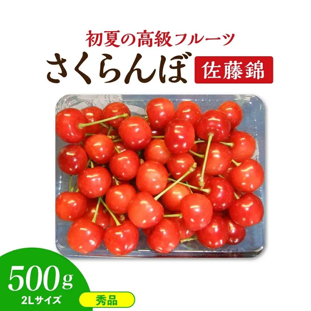 さくらんぼ（佐藤錦）５００ｇ　２Ｌサイズ　0112-2611