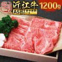 【ふるさと納税】近江牛 特選 すき焼き 肉 A5 ロース 1200g　牛肉 和牛 黒毛和牛 国産　AI23