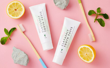 クレイ＆ソルト トゥースペースト 100g 1本 歯磨き粉[AOEP002] 歯磨き粉