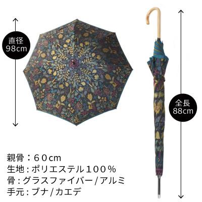 ふるさと納税 都留市 婦人長傘 StigL. ハーバリウム(グリーン) 槙田商店の職人が作る上品な日本製の晴雨兼用婦人傘 |  | 03