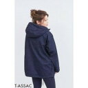 【ふるさと納税】【SIZE:FREE】T-ASSACレディースアノラックパーカ「ANORAK / INDIGO」　ファッション・フリーサイズ