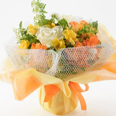 ふるさと納税 須賀川市 産地直送の薔薇【バラの花束プチブーケ&イチジクのコンポート】　ギフト・贈り物に　ばらの生花 |  | 02