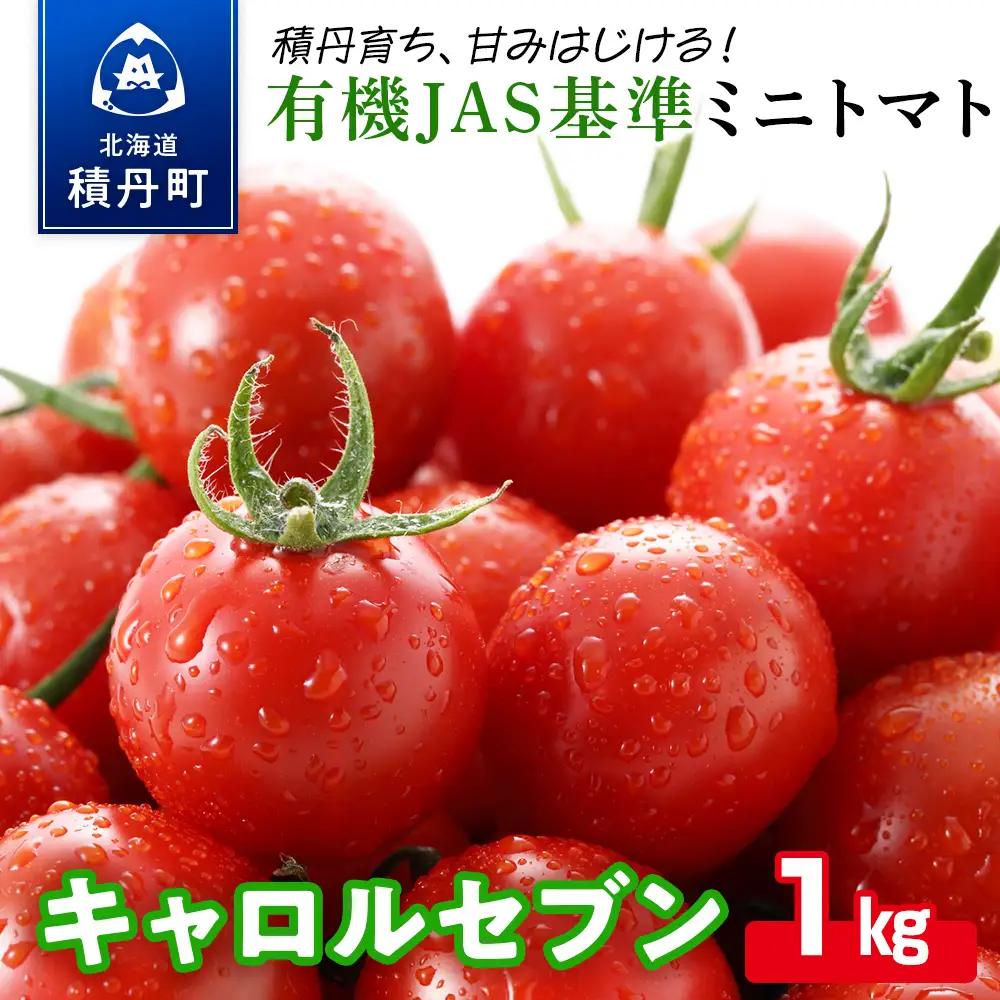 先行受付〈100％有機肥料使用〉積丹産ミニトマト「キャロル7」たっぷり1kg