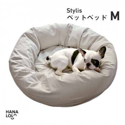 
            ＜ハナロロ＞ペットベット スタイリスレザーカバー M(ホワイトベージュ)【1645953】
          