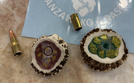 丹沢湖ベース お香立て＋リングホルダーセットB【 ハンドメイド 神奈川県 山北町 】