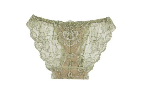 【履き心地もデザインも】ショーツ単品 フルバック Green  yvesju イヴジュ イヴジュビリー ブラジャー ノンワイヤー ナイトブラ 育乳 下着 ランジェリー ブラ 盛れる 谷間 楽 レース 