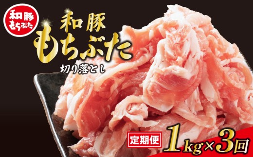 【定期便】 豚肉 切り落とし 和豚 もちぶた 小間切れ 1kg ×3回 ブランド豚 和豚もちぶた ブランド 定期便 美味しい豚 豚肉 肉 にく 肉料理 夕食 晩ごはん ポーク おかず 小分け 便利 肉の片山 新潟県 新発田市 katayama009