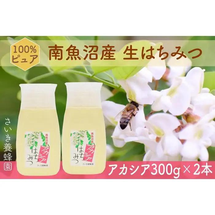 さいき養蜂園　非加熱蜂蜜　アカシア３００ｇ×２本｜蜂蜜